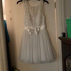 White homecoming dress